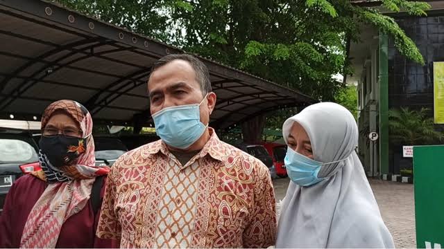 Dosen Universitas Syiah Kuala, Saiful Mahdi akhirnya menghirup udara bebas. 